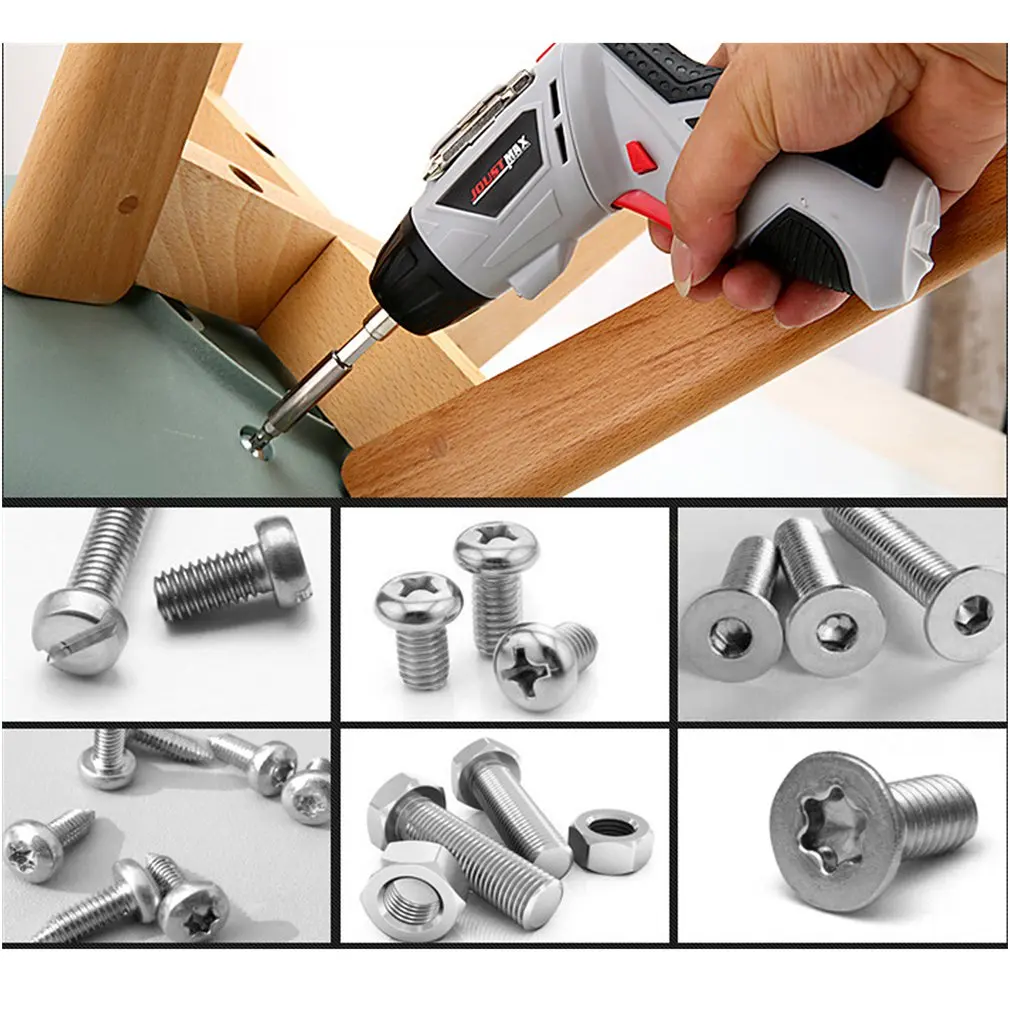 4 8 V электрическая отвертка аккумуляторная дрель с 45 биты мини Беспроводной