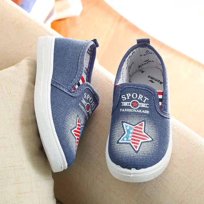 Детская обувь для девочек и мальчиков кроссовки джинсы парусиновая детская