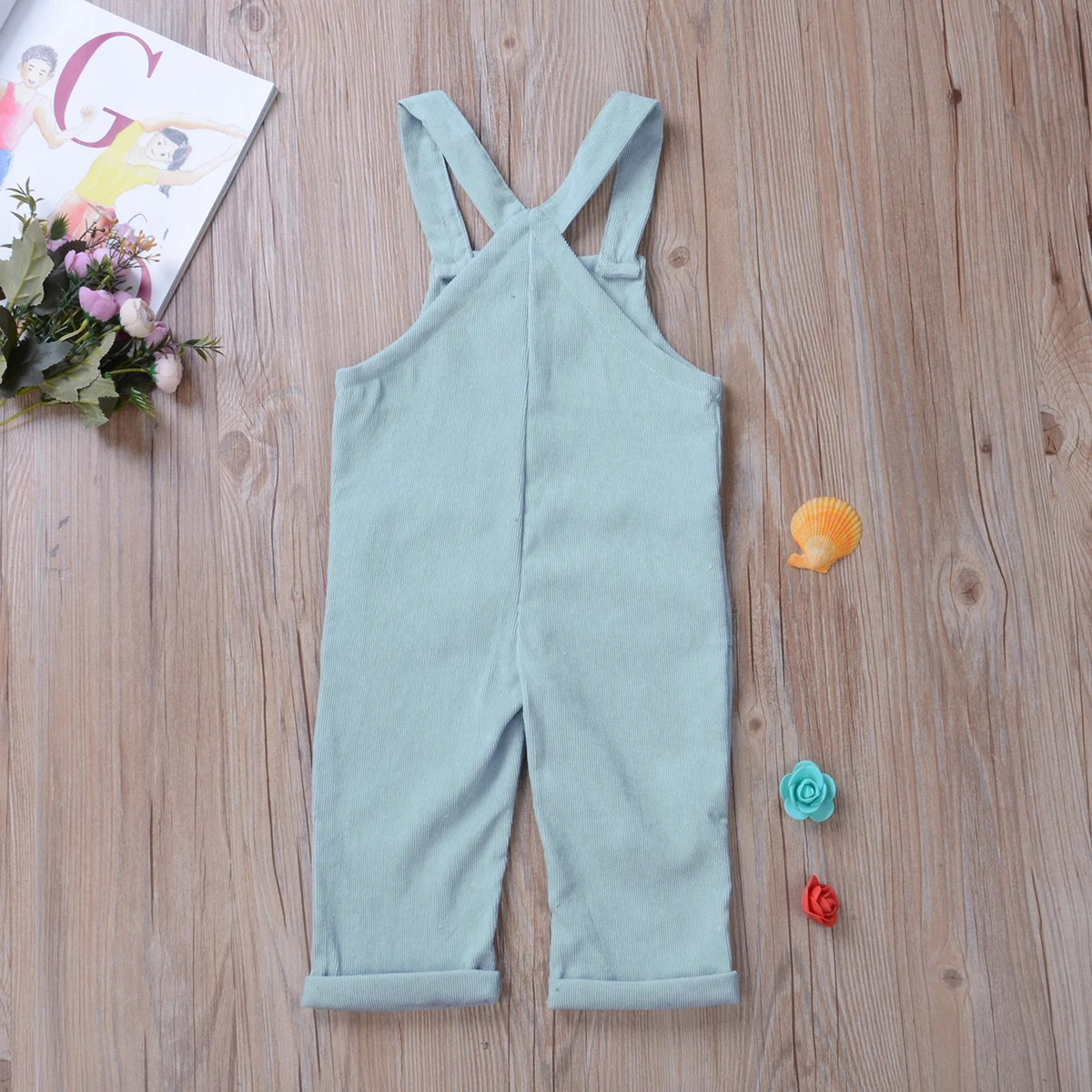 Детский вельветовый комбинезон зимний теплый унисекс одежда для маленьких