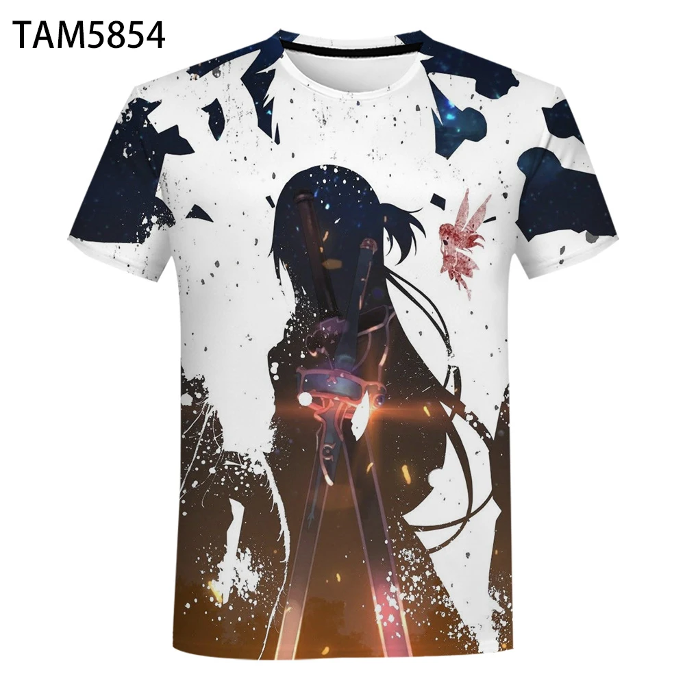 Фехтования онлайн игры 3D печатная Футболка Мужская свободная и удобная легкая