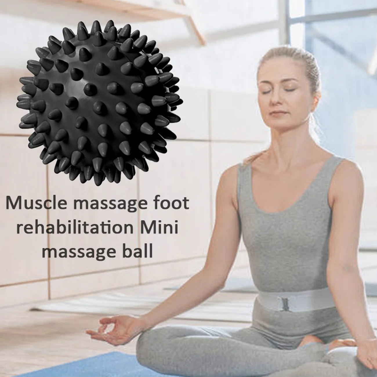 Мини массажный шарик 7 см ручной стимуляции мышц массаж ног для реабилитации