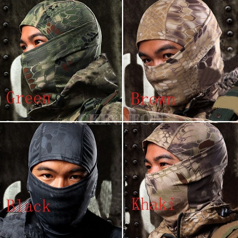 

200Pcs/Lot Camouflage Army Cycling Motorcycle Cap Hats Full Face Mask