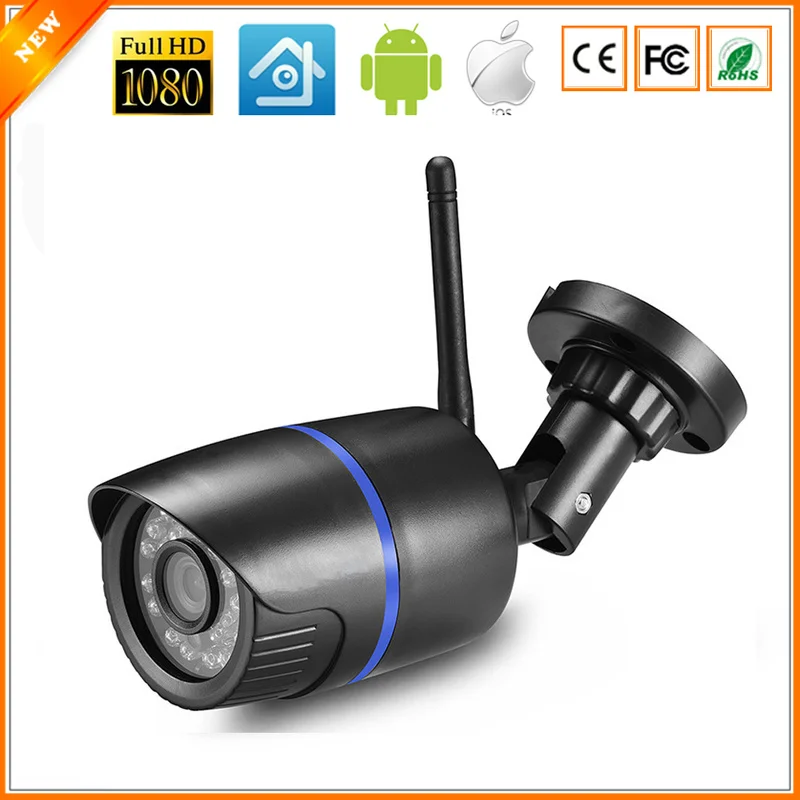 Wi-Fi IP камера Аудио запись 1080P HD Сеть 2.0MP Беспроводная Onvif ночного видения