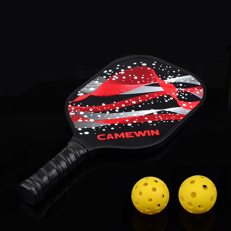

Lightweight Carbon Fiber Pickleball Paddle Unisex Polymer Honeycomb Core Pickleball Racket Beat Racquet with Protective Bag