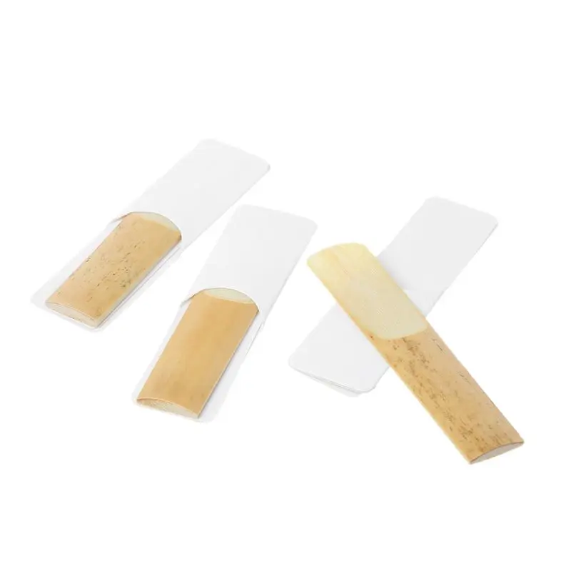 

10pcs Eb Alto Saxophone Reeds Bamboo Strength 2.5 Sax Woodwind Instrument Parts
