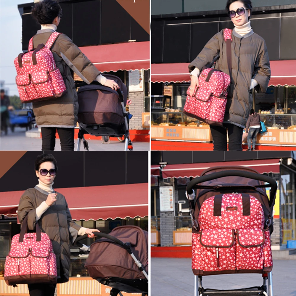 

Insular Baby Diaper Bags Backpacks For Stroller Multifunctional Mommy Bags Women Backpack For Diaper Nappy Stroller Backpack