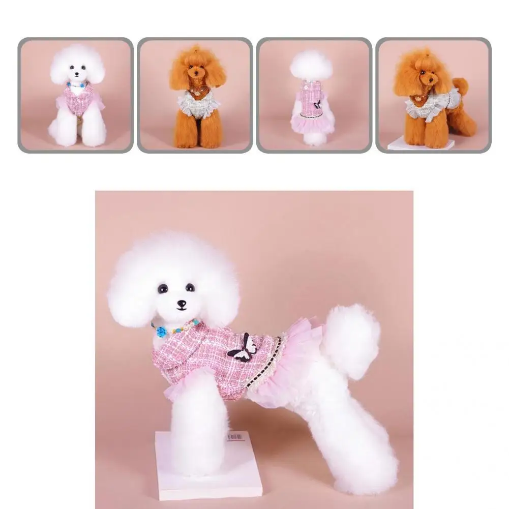 

Одежда для щенков, износостойкая одежда для принцесс, для собак, с круглым вырезом, Удобная стильная одежда для щенков на открытом воздухе