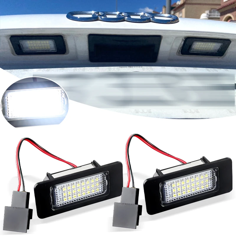 

2 шт. подсветка номерного знака, светодиодная лампа-держатель номерного знака без ошибок для Volkswagen Golf Plus MK6/вариант 5D/Passat B6 Variant 5D