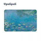 Водоросли Клод Моне, фланелевый коврик для ванной, нескользящий, для гостиной, кухни, улицы