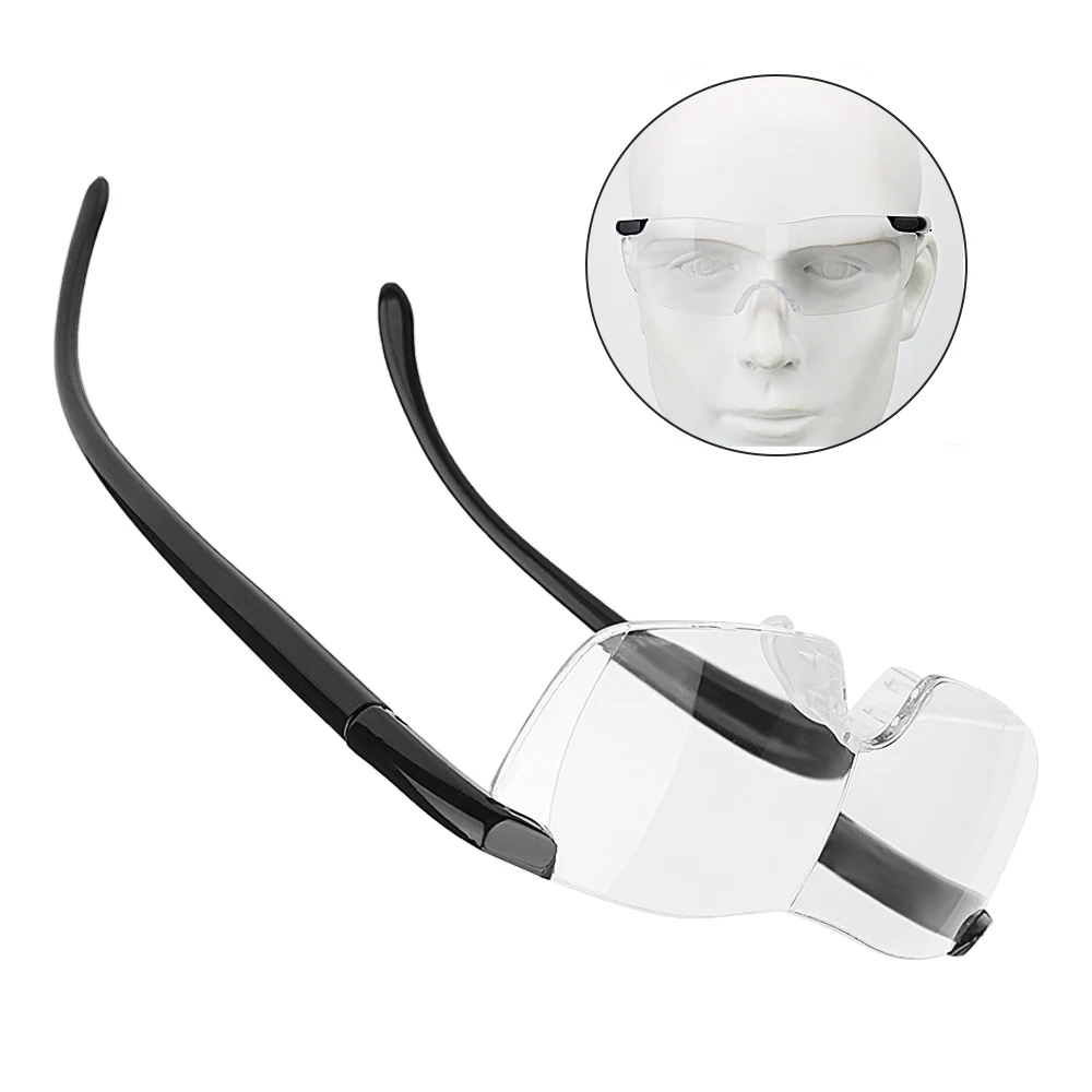 

Magnifiers Eyewear 250 Degree Presbyopic Glasses Eye Protection 1.6 Times Magnifying Glass Working Goggles