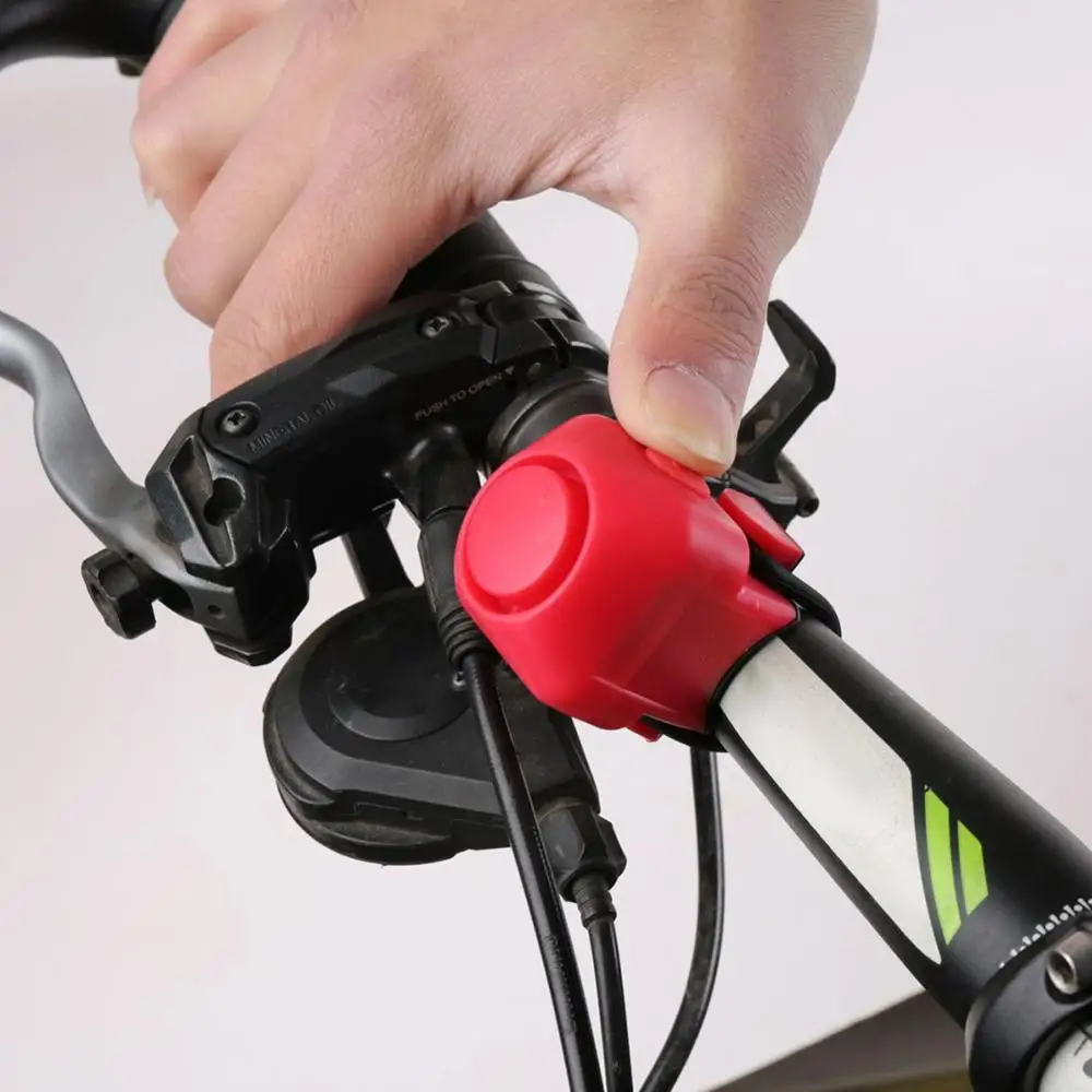 

Bike Electronic Loud Horn Warning Safety Electric Bell Police Siren Bicycle Handlebar Alarm Ring Bell Cycling Accessories