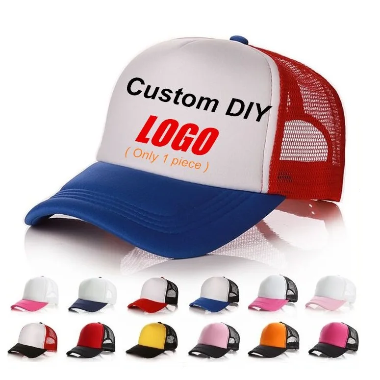 Кепка бейсболка Мужская сетчатая с принтом Повседневная Бейсболка