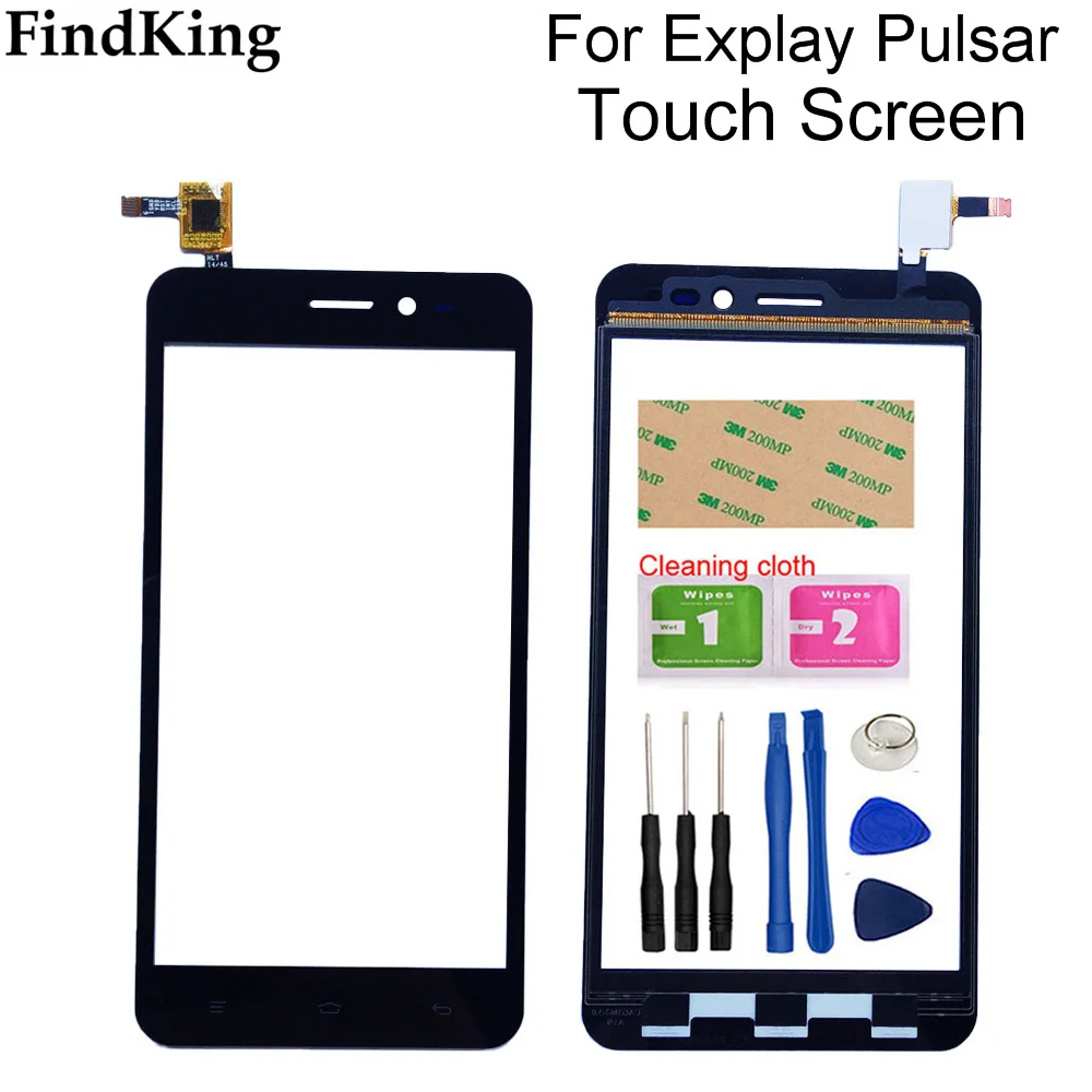 

5,0 ''для Explay Pulsar сенсорный экран стекло дигитайзер панель передний объектив сенсорные инструменты