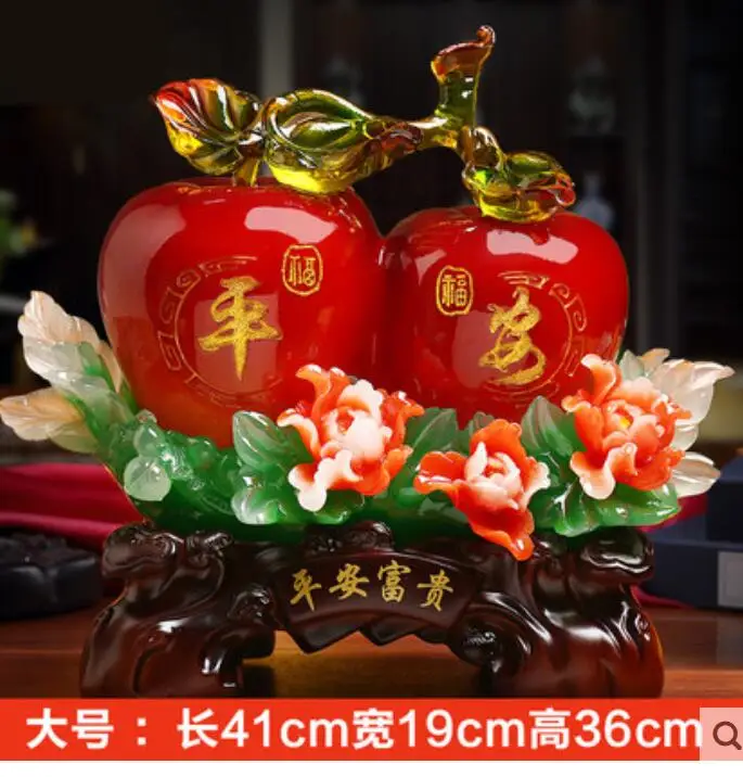 

Покой, богатство и честь предметы интерьера дома яблоко винный шкаф украшение гостиной для переезда в новый дом подарок Ch