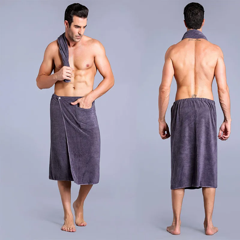 Новое модное мужское портативное волшебное полотенце из микрофибры банное с