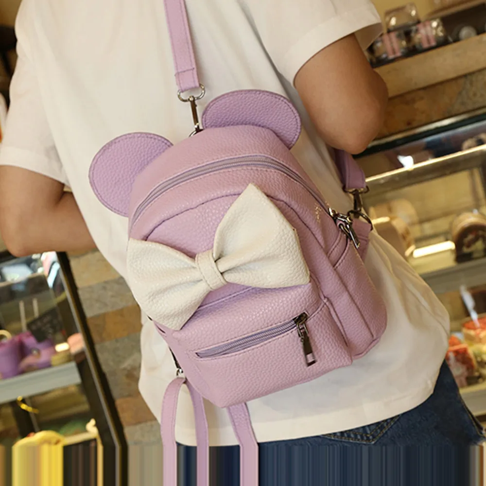 

Backpacks Women Casual Leather School Bags For Teenage Girls Multi-Function Small Bagpack Backpacks Mujer Bolsas Feminina#40