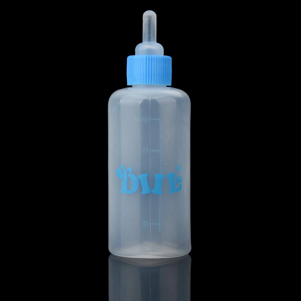 

Pet Cat Dog Milk Bottle Pet Puppy Kitten Baby Animal Feeding Bottle Nursing Set 60ML Environmentally Friendly Plastic Bottle