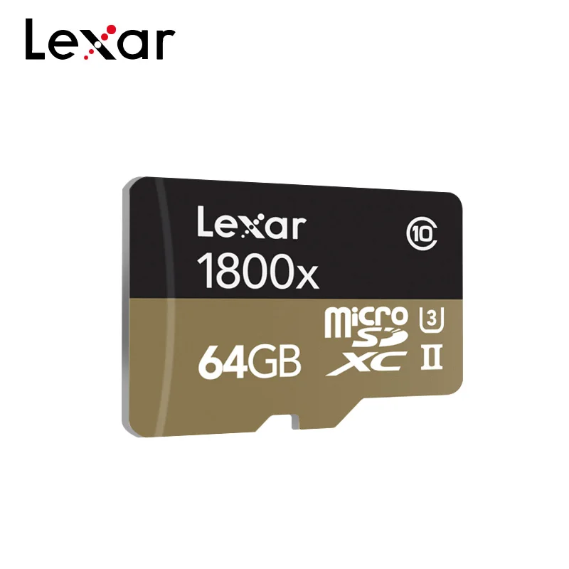 Lexar Micro SD карта 1800x памяти 32 Гб TF 64 SDXC UHS-II 270 МБ/с./с флеш-накопитель для камеры |