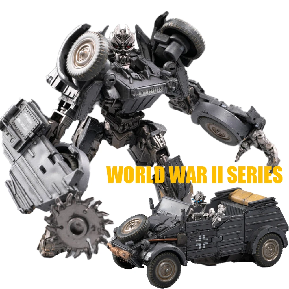 

【In Stock】Toyworld TW-FS04 Alert Barricade Frenzy World War II Series Transformation Toy WW2 Robot Action Figure Children PVC