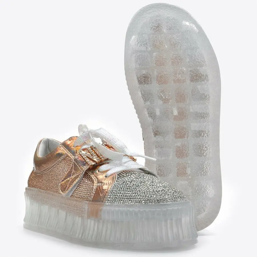 

Sneakers Women Mink Shoes Women Gold Sneaker Vzn20-100Y