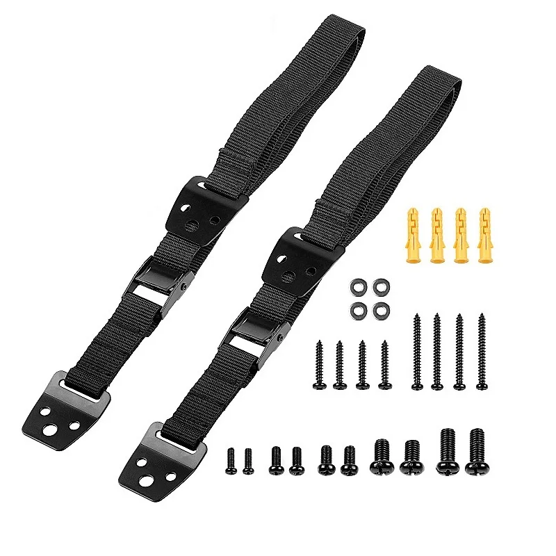 

TV and Furniture Anti Tip Straps - Safety Furniture Wall Anchors for Baby Proofing Flat Screen TV, Dresser, Bookcase