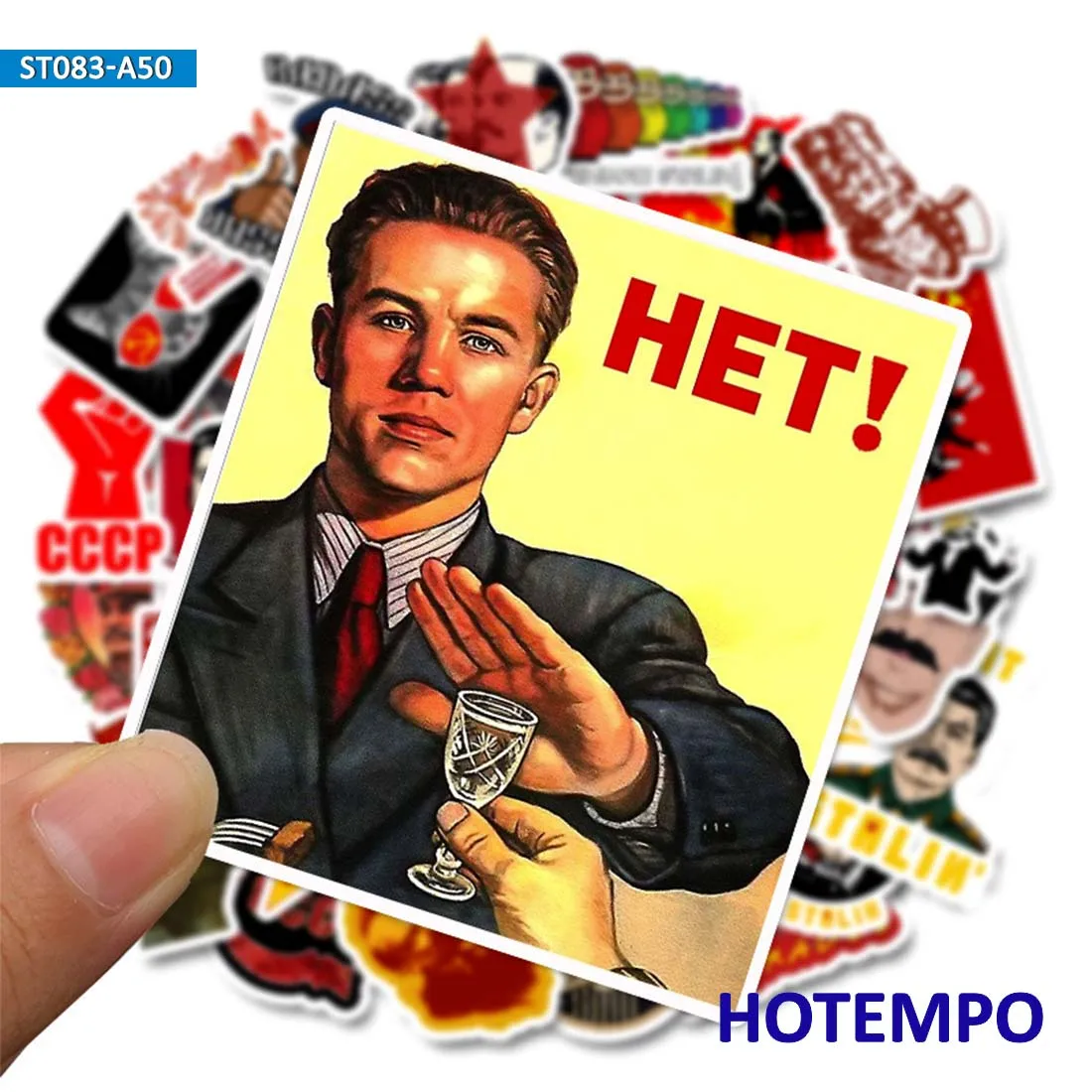 Наклейки в стиле СССР 50 шт. | Игрушки и хобби