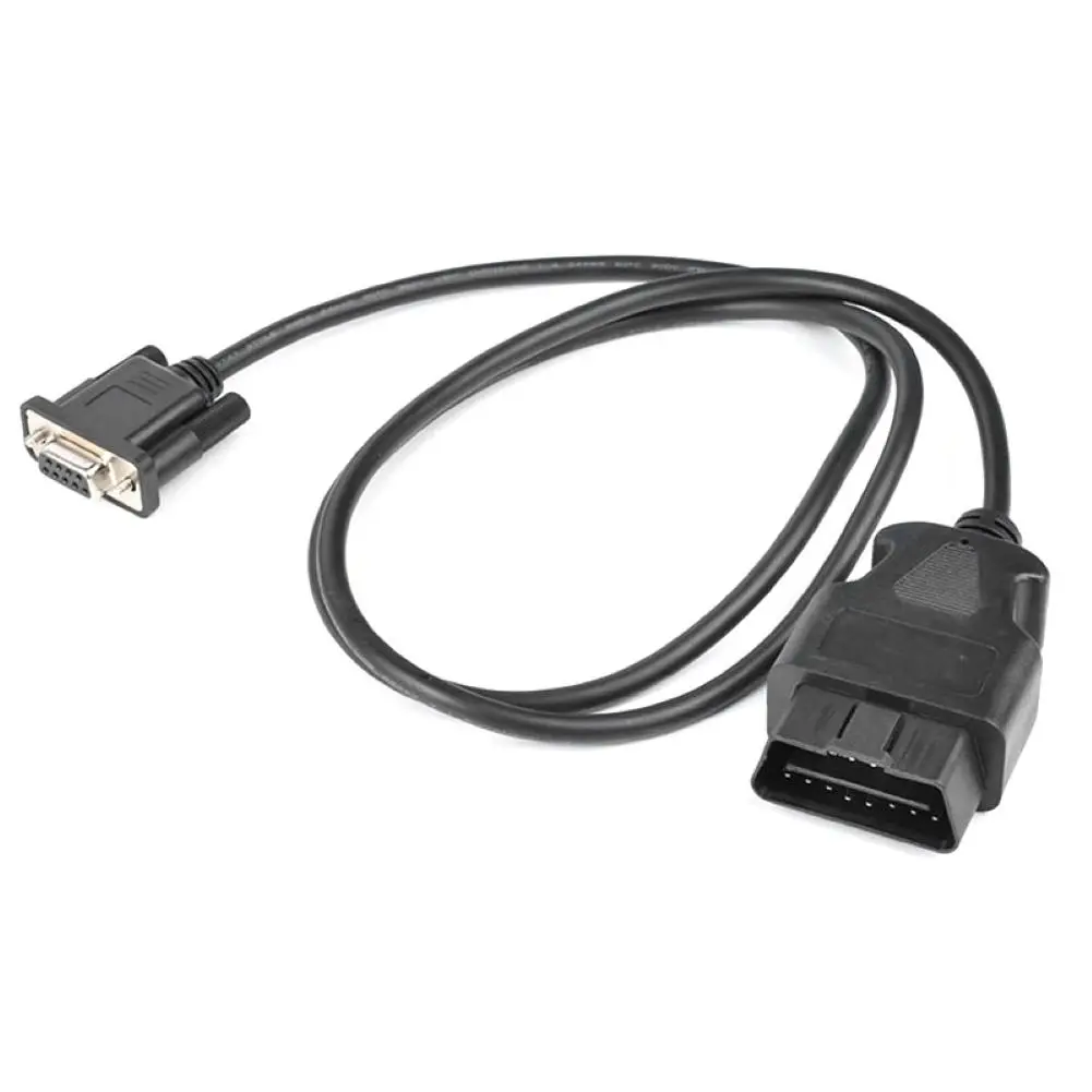16 контактный интерфейс OBD USB коннектор OBD2 к кабелю DB9 RS232 для автомобильного