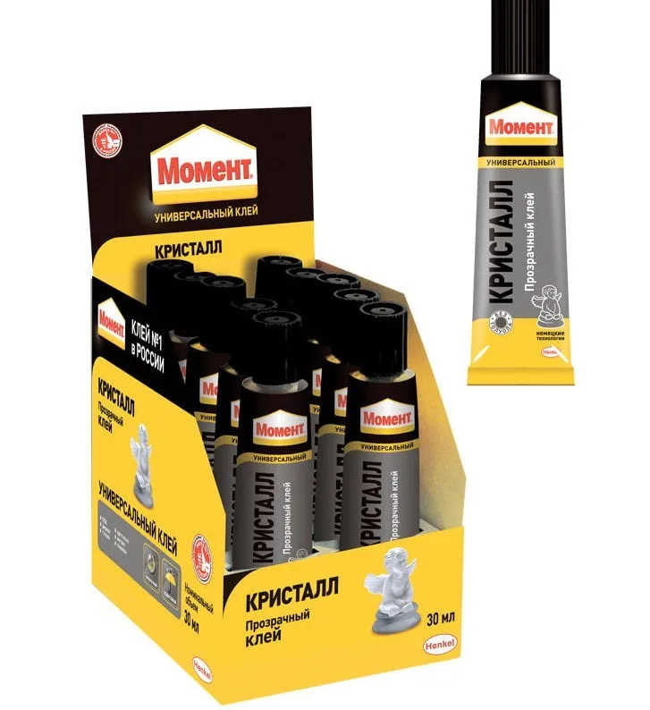 Клей Момент &quotКристалл&quot прозрачный |
