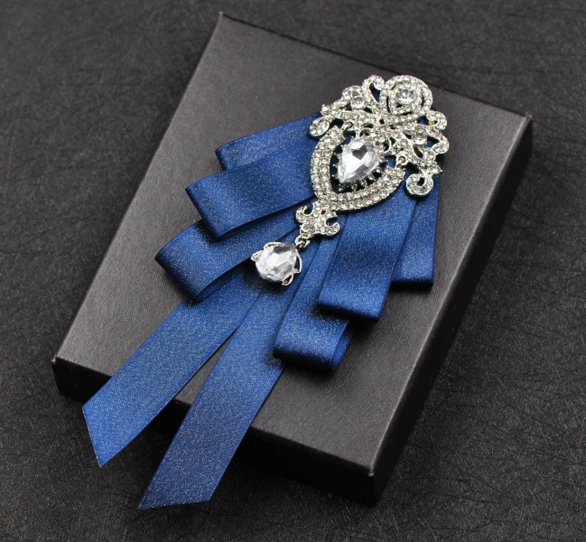 Высококачественные галстуки бабочки в британском стиле многослойные для мужчин