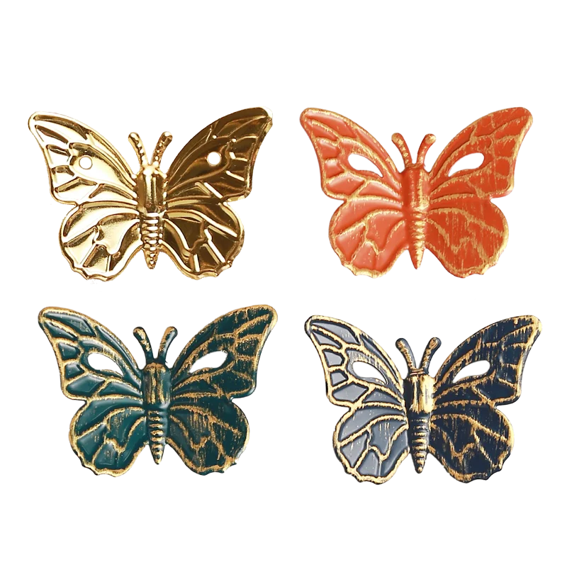 Магниты на холодильник 4 шт. в скандинавском стиле металлические с рисунком