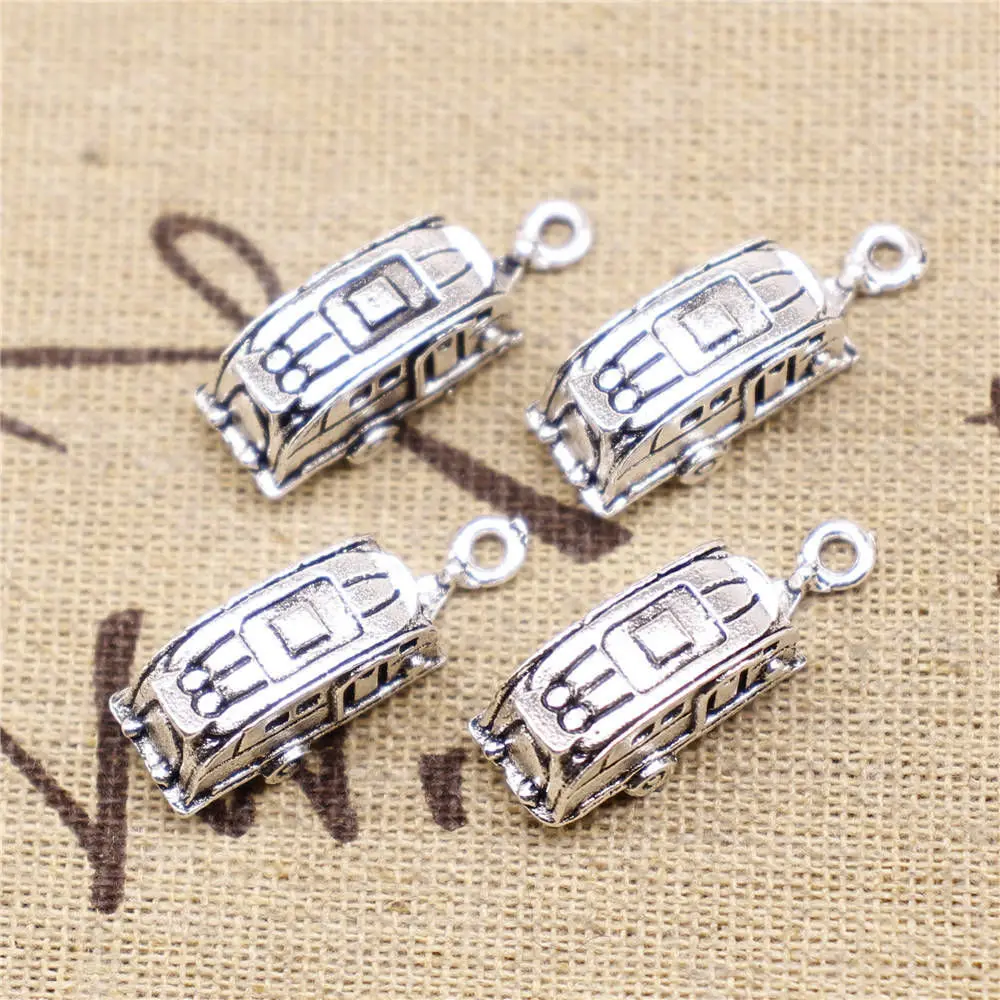 

Аксессуары для ювелирных изделий, подвески Rv, античное серебро, 15 шт. 27x8 мм