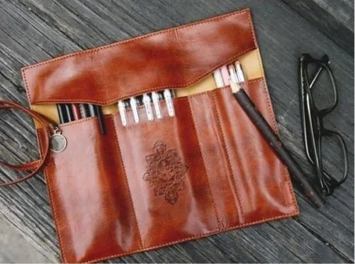 1 шт. косметичка для путешествий в стиле ретро из искусственной кожи макияжа