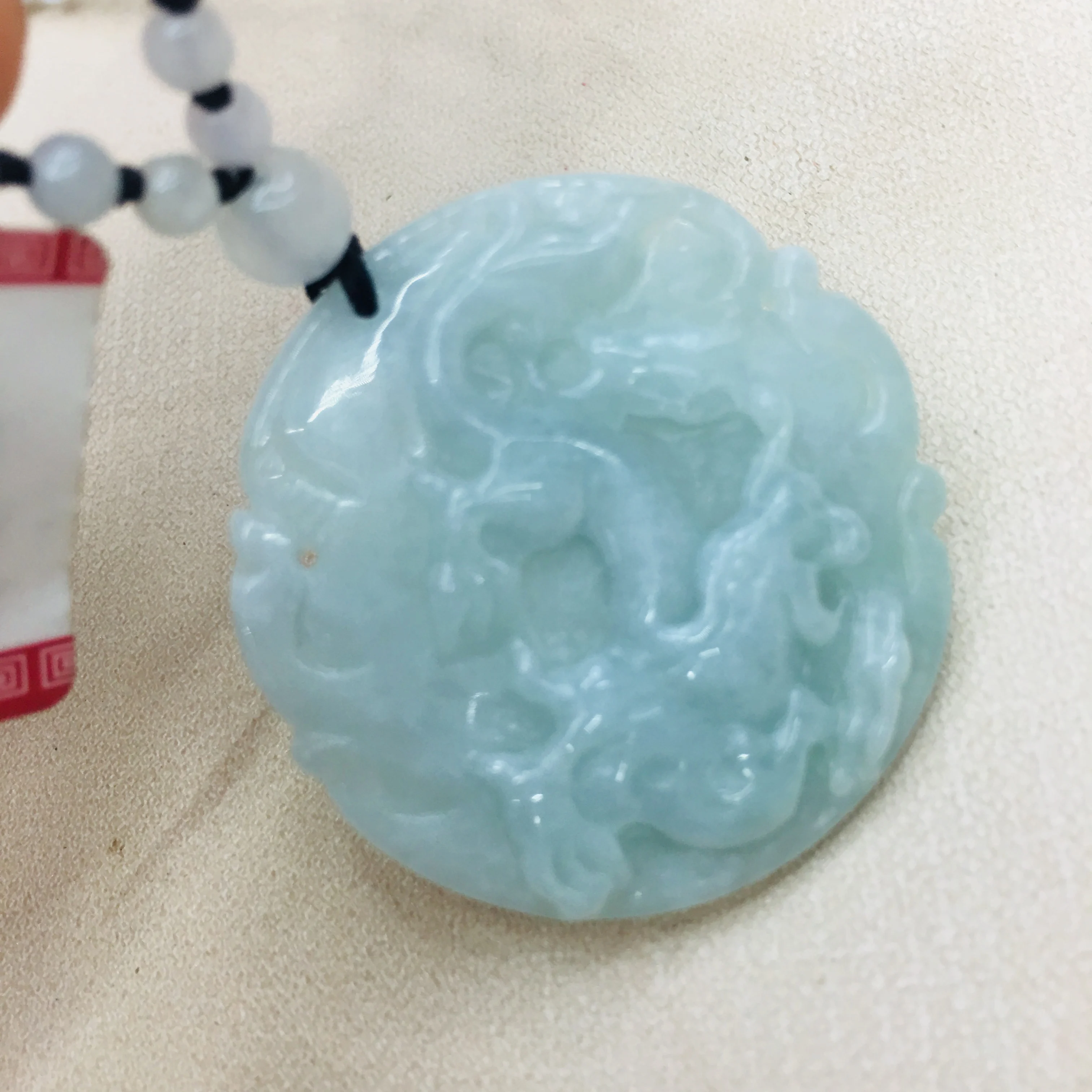 Натуральный Изумрудный нефрит ручной работы светильник зеленый дракон зодиак