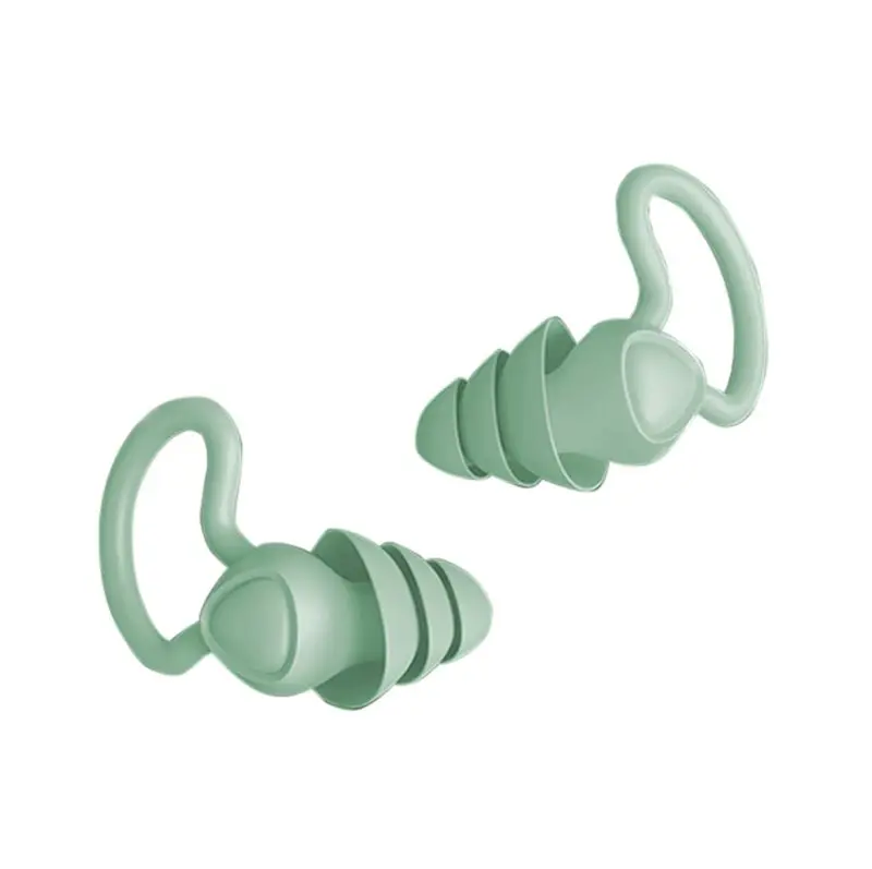 

1Pair Noise Cancelling Earplugs Waterproof Diving Sleeping Anti-Noise Ear Plug for Soft Silicone Ear Protector T8DA