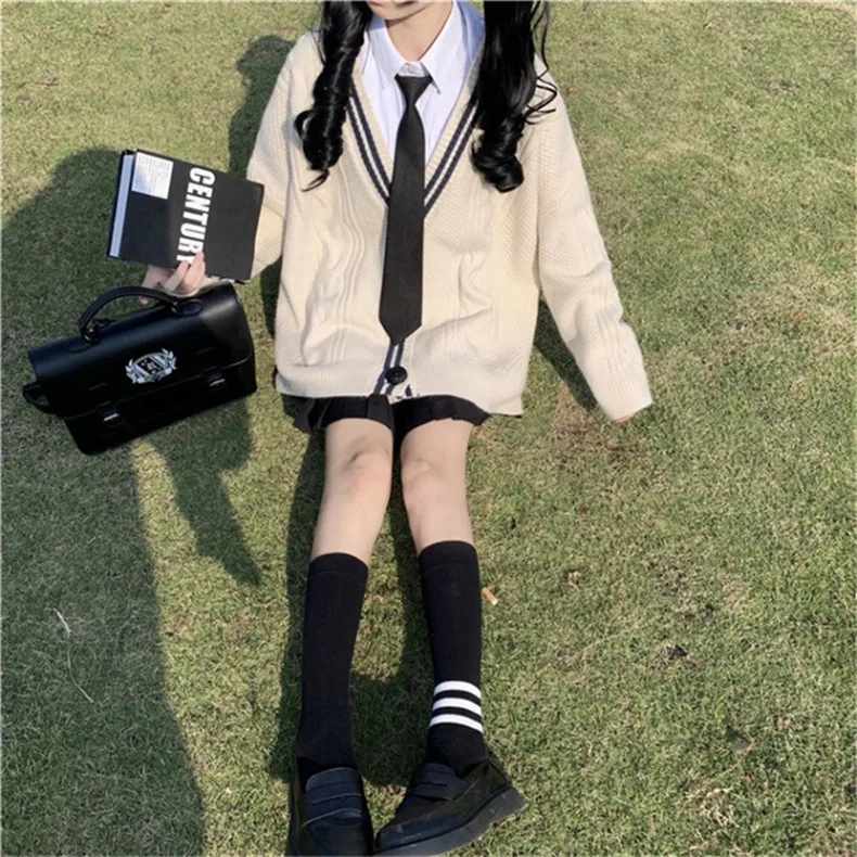 Школьная форма для девочек в японском и корейском стиле Осень-Зима Свободный