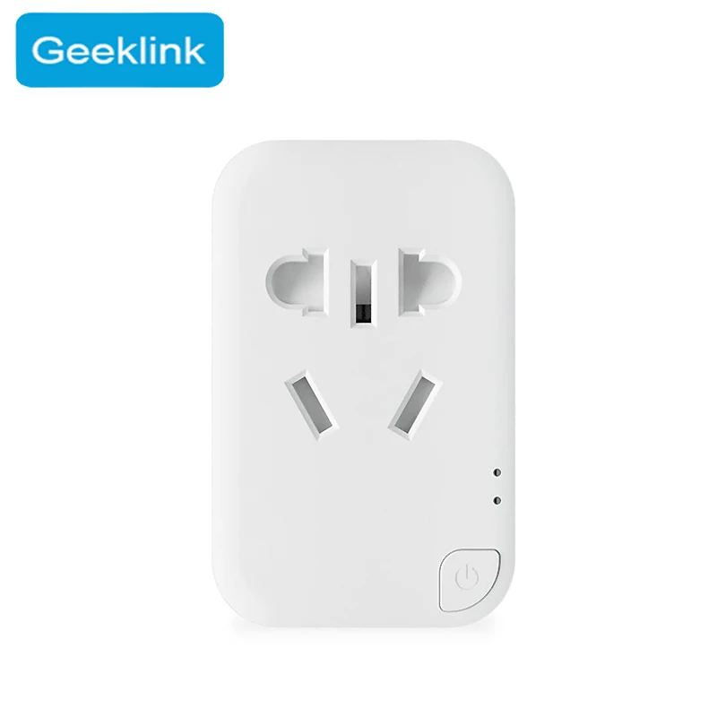 Умная розетка Geeklink с Wi Fi для умного дома дистанционным управлением Alexa TmallGenie pk Xiaomi