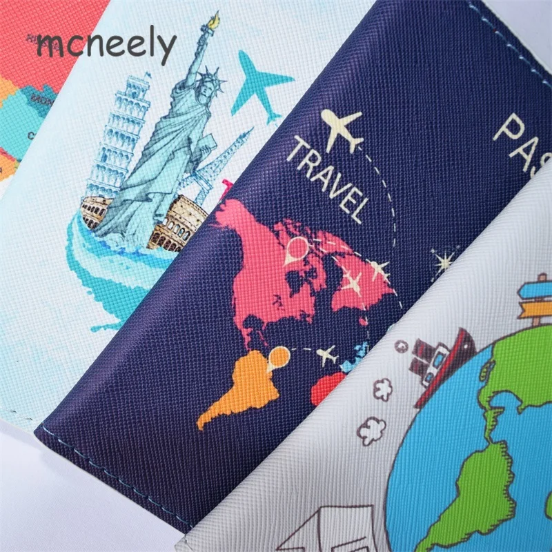 Оригинальная обложка для паспорта из серии Travel World кожаный чехол банковских и