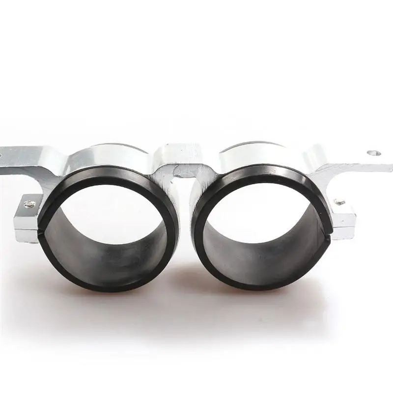 1 шт. топливный кронштейн с двойным отверстием серебряная установка