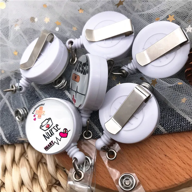 1 шт. стетоскоп доктор студент качество Выдвижной Значок медсестры катушка Зажим