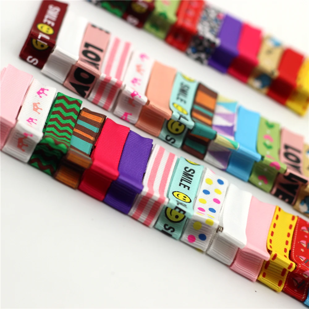 10 шт. заколки с подкладкой из аллигатора цветочным принтом для маленьких детей