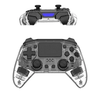 private mode ps4 handle ps4 double vibration continuous transmission transparent game handle bluetooth wireless handle