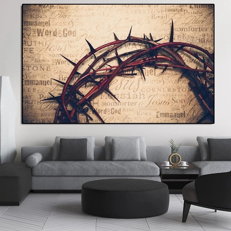 Современные постеры и принты христианские Иисуса веры настенные художественные