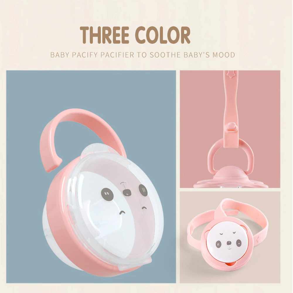 Baby Pacifier Dust Box Infants 1Pc Cute Portable Holder Nipple Case Soother Storage with Hook Plastic | Мать и ребенок