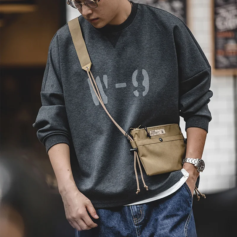 

Maden Men's Hoodies Sweatshirts Hip Hop Punk Pullover Loose Harajuku O-Neck Casual Dark Grey Pullover Hoody Mens Top Oversized