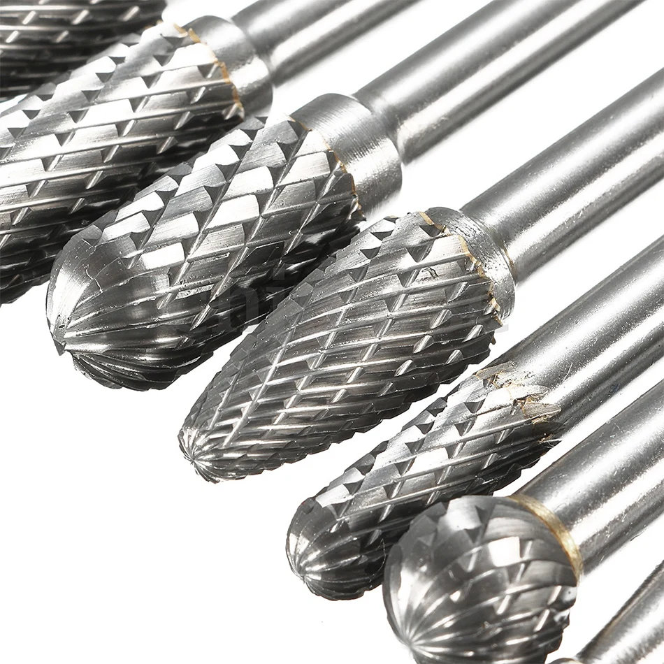 8 шт./компл. 6 мм 12 карбидная фреза из карбида вольфрама вращающийся инструмент