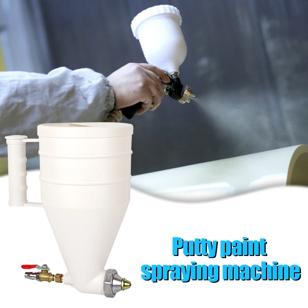 

Putty Paint Spraying Machine with 4/6/8mm Copper Nozzles Exterior Wall Building Real Stone Paint Spray Sprayer Machine