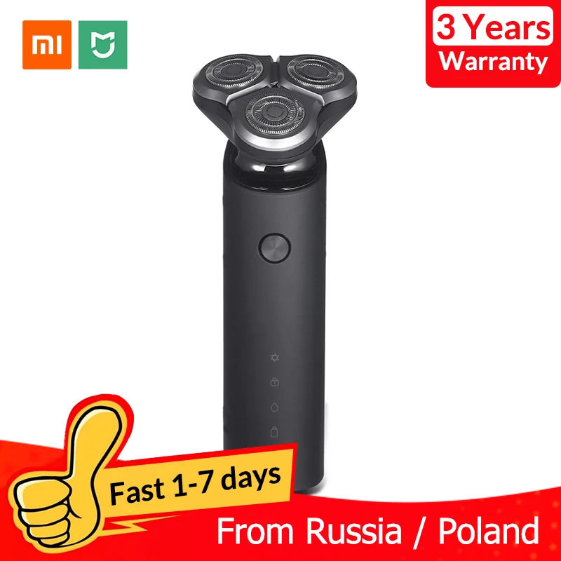 Xiaomi Mijia электробритва для мужчин Тип C перезаряжаемая Гибкая бритва машина для сухого влажного бритья триммер для бороды моющийся одно лезвие