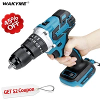 18v electric cordless drill screwdriver lithium rechargeable brushless electric impact drill for makita 18v battery power tool