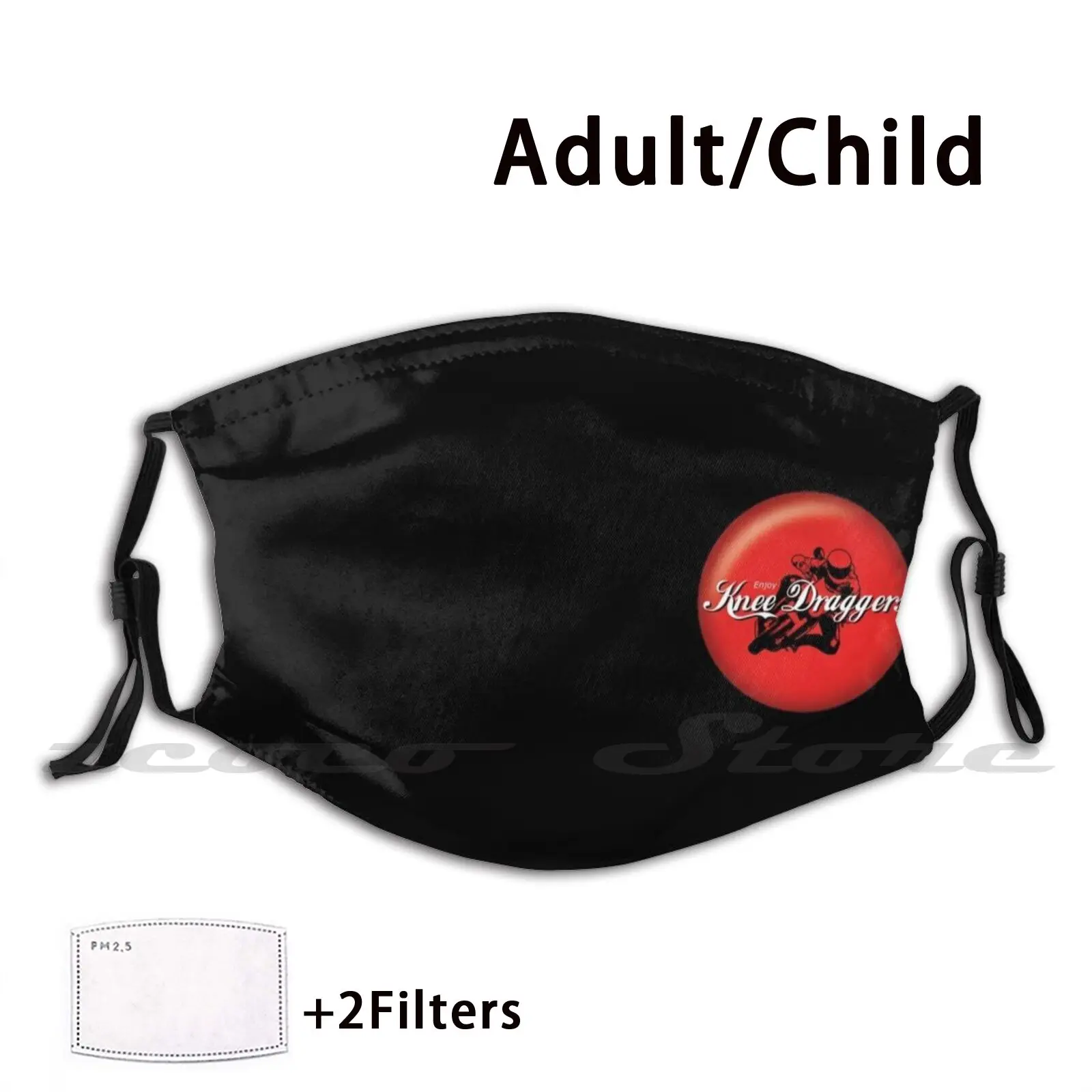 

Enjoy... Knee Draggers Mask Cloth Washable Diy Filter Pm2.5 Adult Kids 45 _ Degrees Kneedraggers Bike Motorcycle Tracks Racing