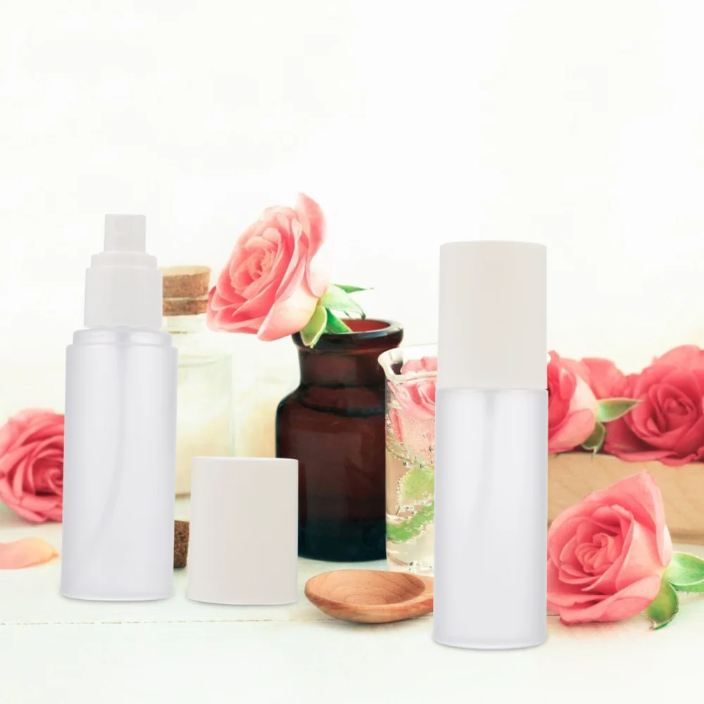 

10Pcs Portable Travel Dispenser Holders Durable Cosmetics Spray Bottles (White)